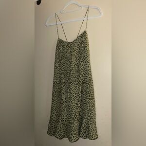 Zara Animal Print Maxi Dress